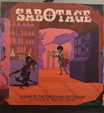 Sabotage Board Game by Tim Fowers and Jeff Krause Complete