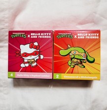 Lot 2 McDonald's 2025 Teenage Mutant Ninja Turtles Hello Kitty Happy Meal Toys
