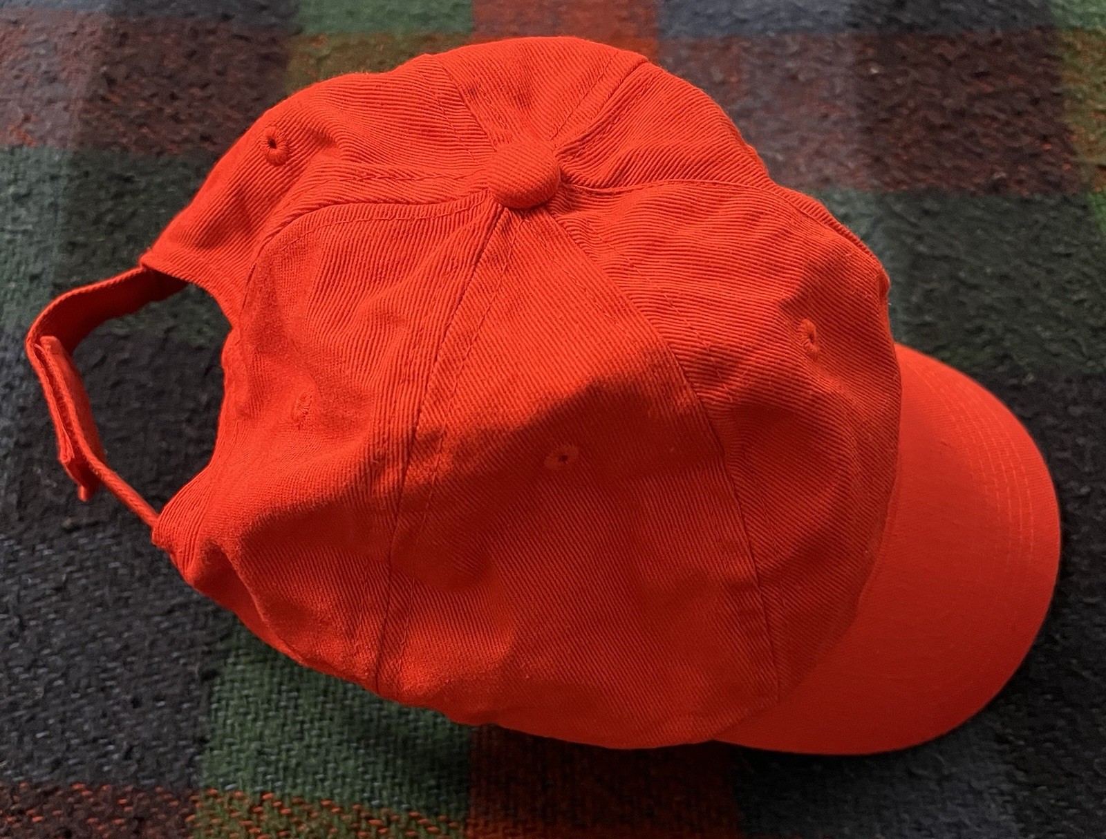 Solid Red Hat Unbranded Adjustable - image 3