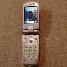 Foma P900Iv Final Fantasy Vii Cloud Cell Phone Silver Advent FF Tested Good JP