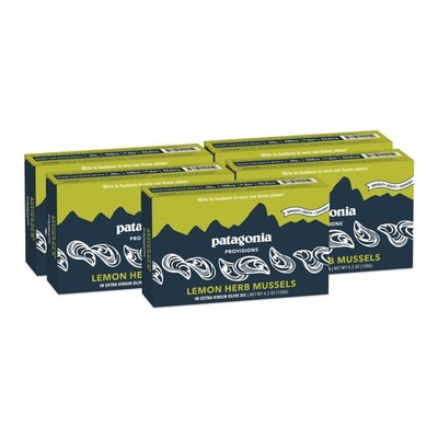 Patagonia Provisions - Lemon Herb Mussels in Extra Virgin Olive Oil | Respons...