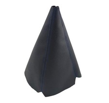 Universal Car Shift Knob Boot Dust Cover, Shift Boot Cover, Made of Black Blue