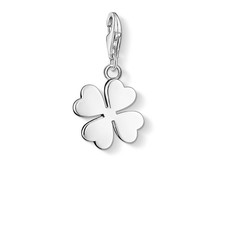 THOMAS SABO Charm Anhänger Kleeblatt 925 Sterlingsilber poliert 0050-001-12