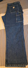 NEW Carhartt Loose Straight Denim Dungaree Jeans BD4941-M Mens Sz 38x32 — photo 4