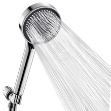 Handheld Shower Head, High Pressure Shower Head With 80" Hose And Adjustable ...