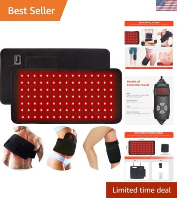 3-in-1 Infrared Wrap Belt - Corded Red Light Therapy for Total Body Comfort