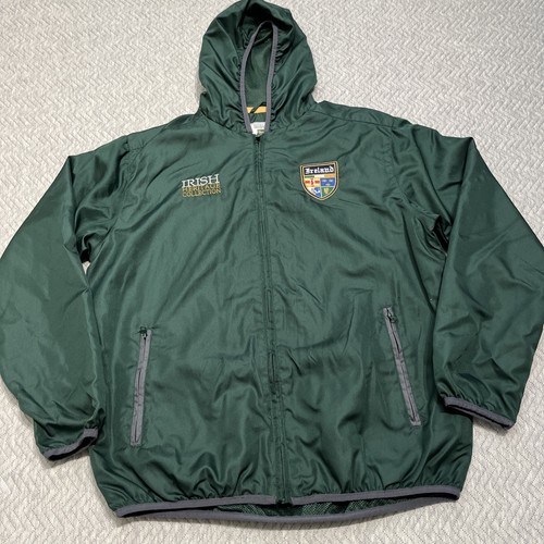 Retro Irish Heritage Collection Jacket Mens Medium Coat Ireland St Patricks Day - Picture 4 of 10