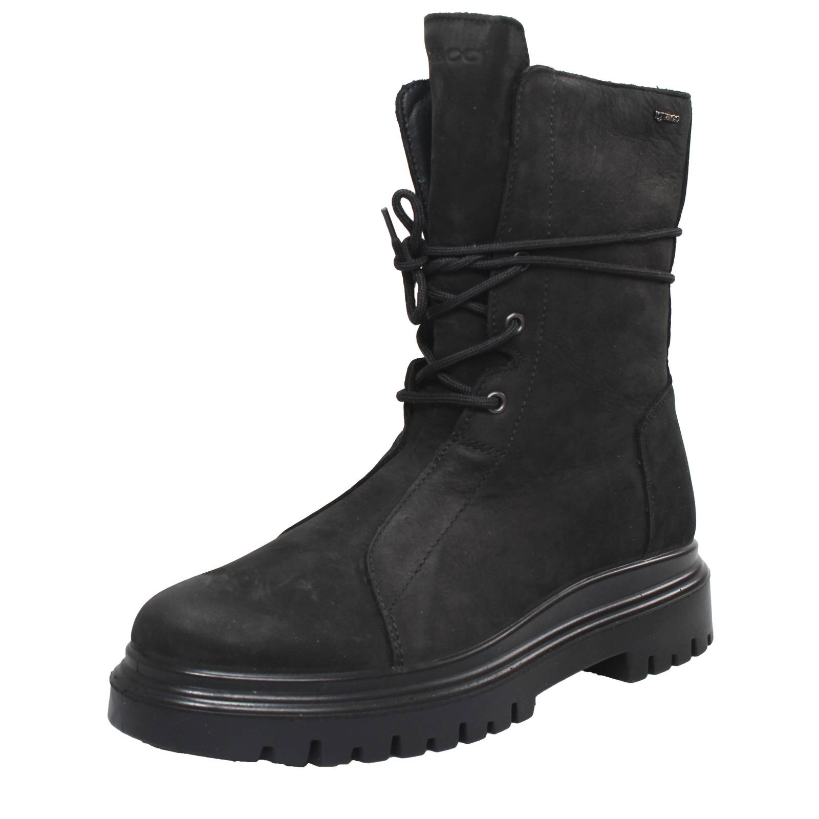 Igi - Co Stefany - Schnrstiefeletten aus schwarzem Wildleder - Gre 40 25cm Schuhe 22090₽