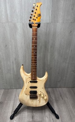 AXL SRO Badwater AS-820-CKW Electric Guitar Distressed White (A1D030703)