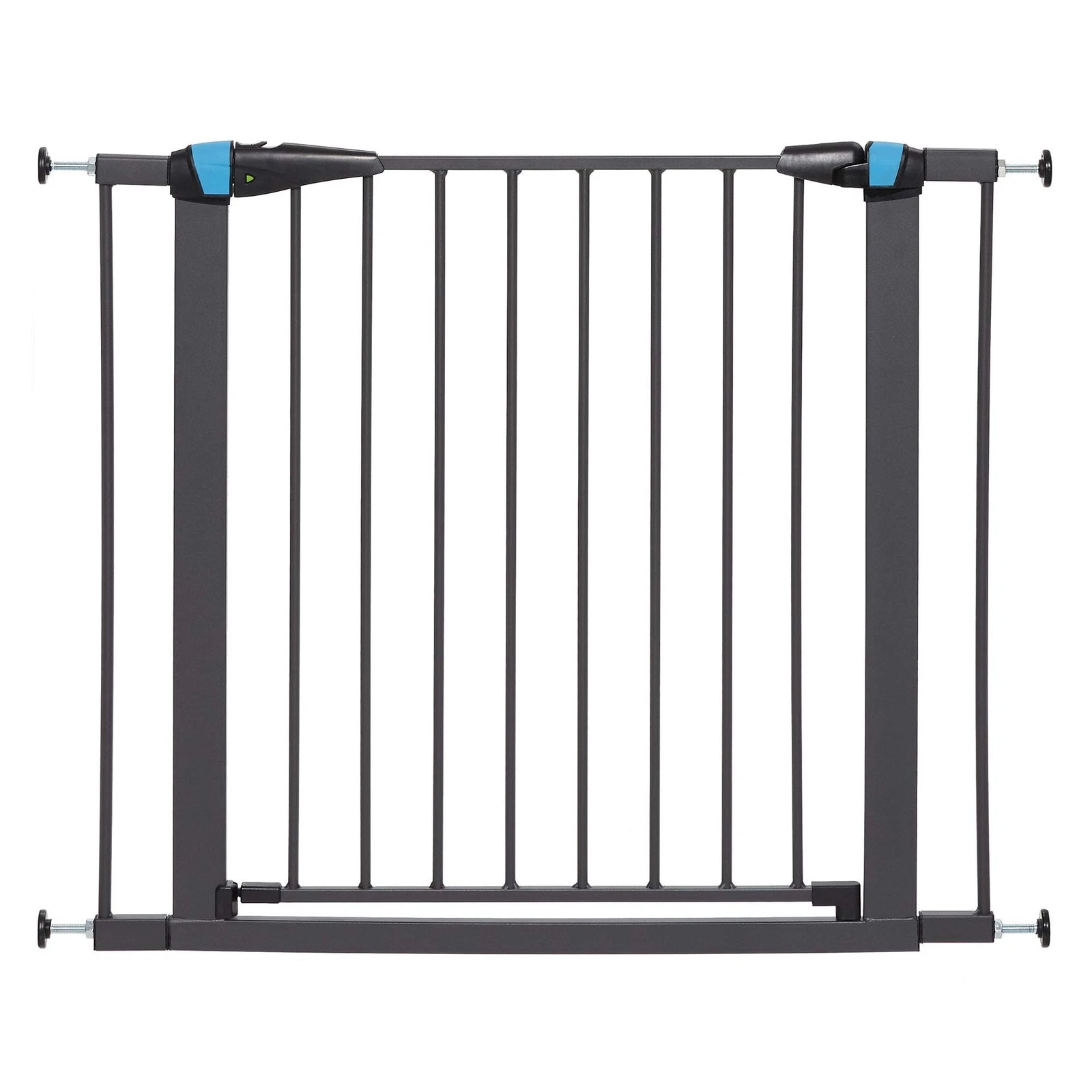 Pet Gate, 29 Inch High Walk-thru Steel Pet Gate by 29 Inch to 38 Inch Wide in