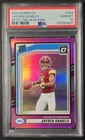 2024 Donruss  Rated Rookie Jayden Daniels #389 Optic Preview Pink Prizm PSA 10