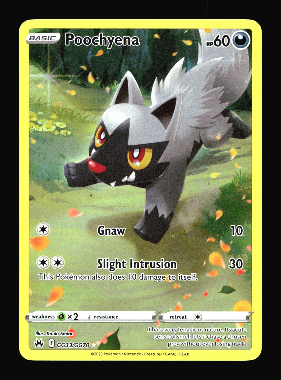 Poochyena Crown Zenith: Galarian Gallery #GG33 Ultra Rare Pokemon Card T3-635