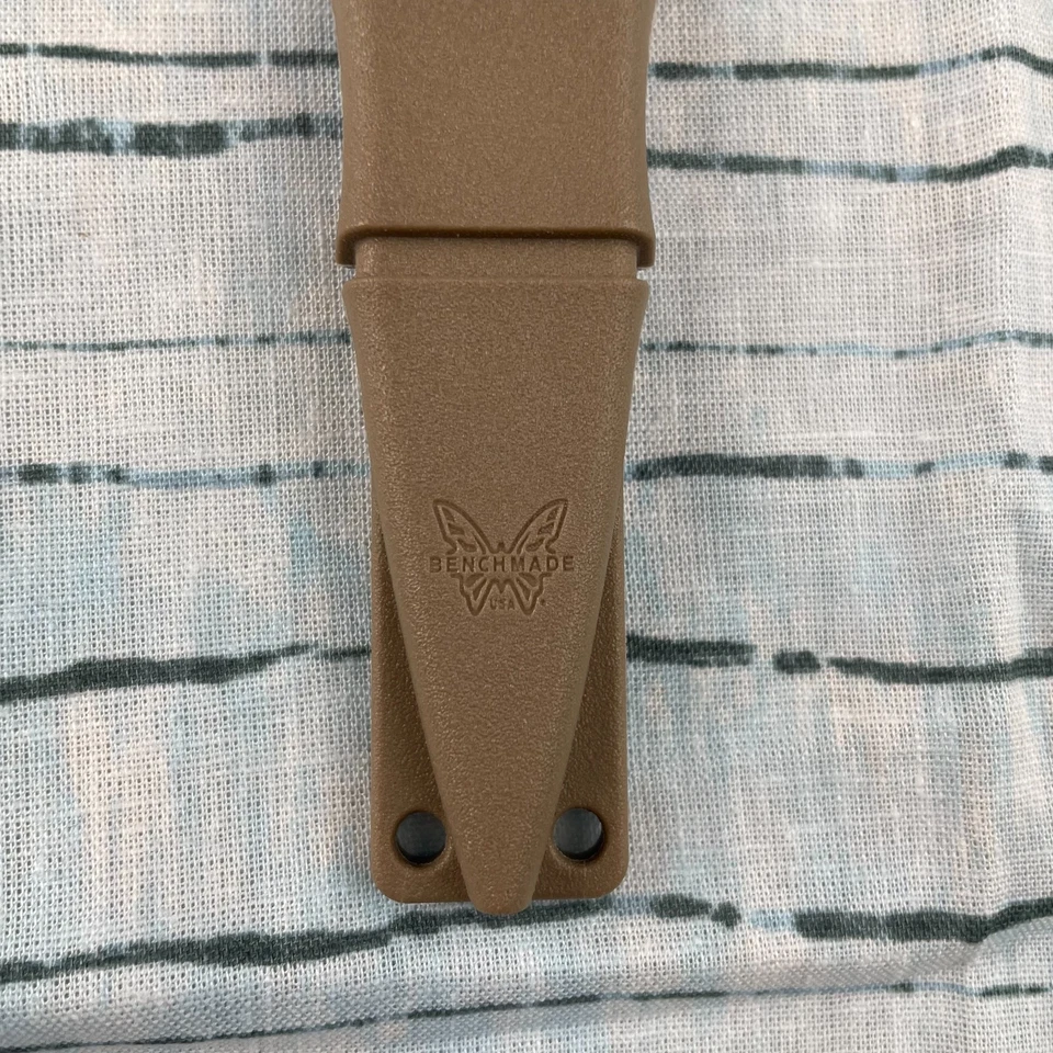 Nuevo cuchillo de hoja fija recubierto negro funda de arena SOCP Dagger 176BKSN hecho en banco Foto 4 de 4