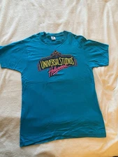 Vintage Universal Studios Hollywood T-Shirt M/LBlue 90s Single Stitch USA