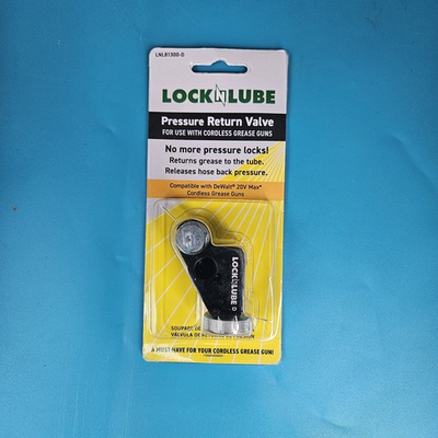 #ad #ad LockNLube Pressure Return Valve PRV for Cordless Grease Guns New Sealed $44.99