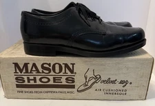 Vintage Mason Shoes Mens Size 9 1/2 EE Oil Resistant - Non Marking Made In USA