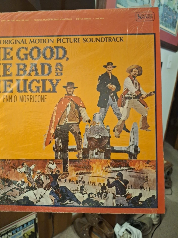 The Good The Bad And The Ugly Ennio Morricone 1968 United Artists UAS 5172 VG SW - Image 3 of 4