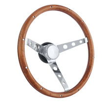 Grant Products 201 15 Classic Wood Steering Wheel - Walnut New