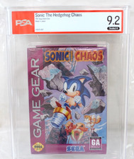 Sonic Chaos (Sega Game Gear, 1993) PSA Graded 9.2 Sealed A Vintage Video Game