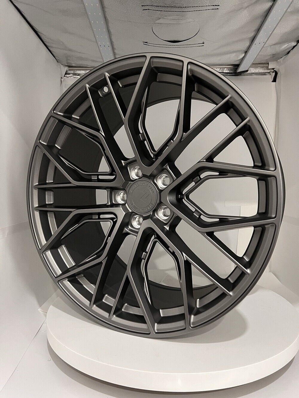 GWG RF1 20 inch STAGGERED Gunmetal Rims fits MASERATI COUPE 4200 02