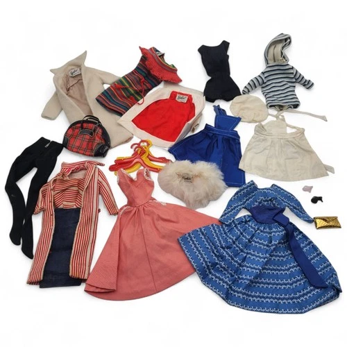 Vintage 1960's Mattel Barbie Doll Clothing Accessory 25pc Lot Roman Holiday Etc