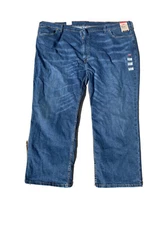 Levi's 559 Men's Jeans 52x29 Relaxed Straight Rinsed Blue Denim Jeans Stretch