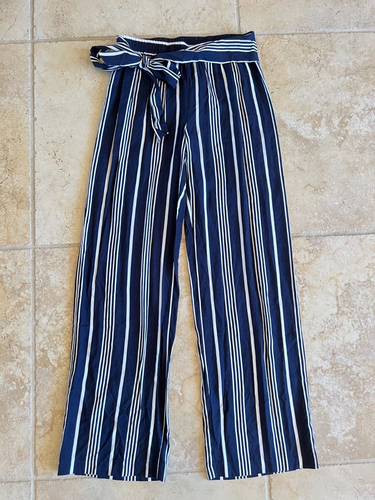 CYNTHIA ROWLEY striped pants size XS