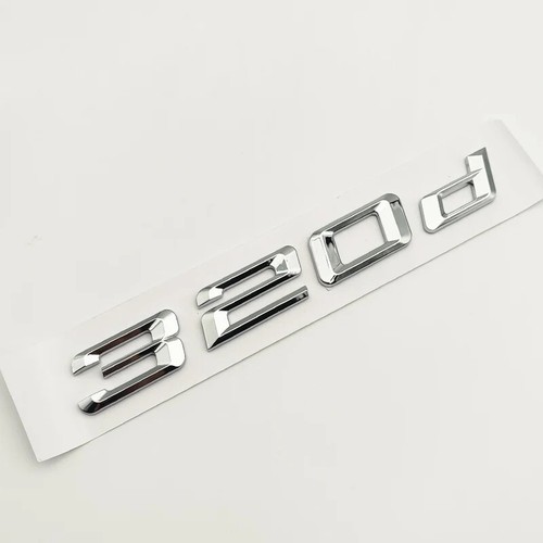 3D ABS Black 316d 318d 325d 328d 330d 320d Emblem Letter Sticker Car Trunk Badge - Picture 5 of 25