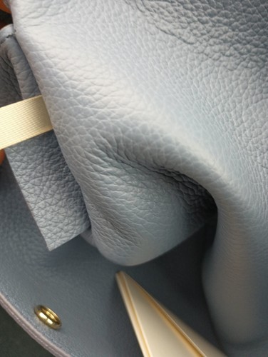 Chloe Shady Cobalt Blue Sense Medium Calfskin Leather Tote Bag - Picture 9 of 11