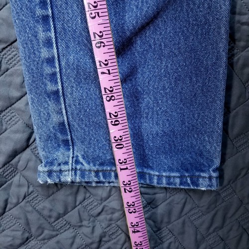Rustle Jeans Mens 33x32 Blue Regular Straight Medium Wash Denim Workwear - Picture 6 of 13