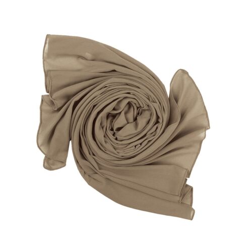 Chiffon Scarf Hijab Wraps Shawl Maxi Plain Premium Quality Size 85cm x 180cm - Picture 8 of 48