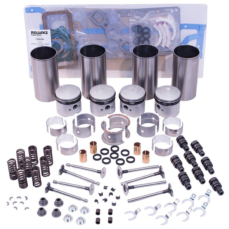 ENGINE Kit w/.090 Sleeves+Bearings+Valves+Gaskets Ford tractor 8N 9N 2N