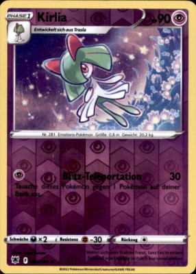 Kirlia - 061/189 Rev Holo - Pokemon SWSH10 Astral Radiance M/NM - New