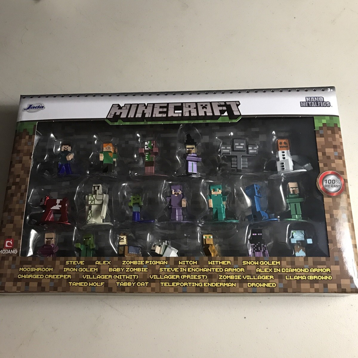 BANDAI - Toy-Fes　ラヴクラフト Minecraft Nano Metalfigs 20 Pack Wave 2 Die-Cast Metal