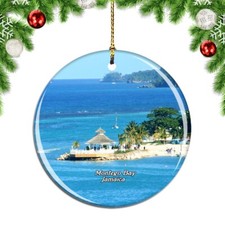 Montego Bay Jamaica Christmas ornament city travel souvenir