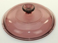Pyrex Replacement Glass Lid Cover Cranberry 13 V2 5C Corningware Vision Saucepan