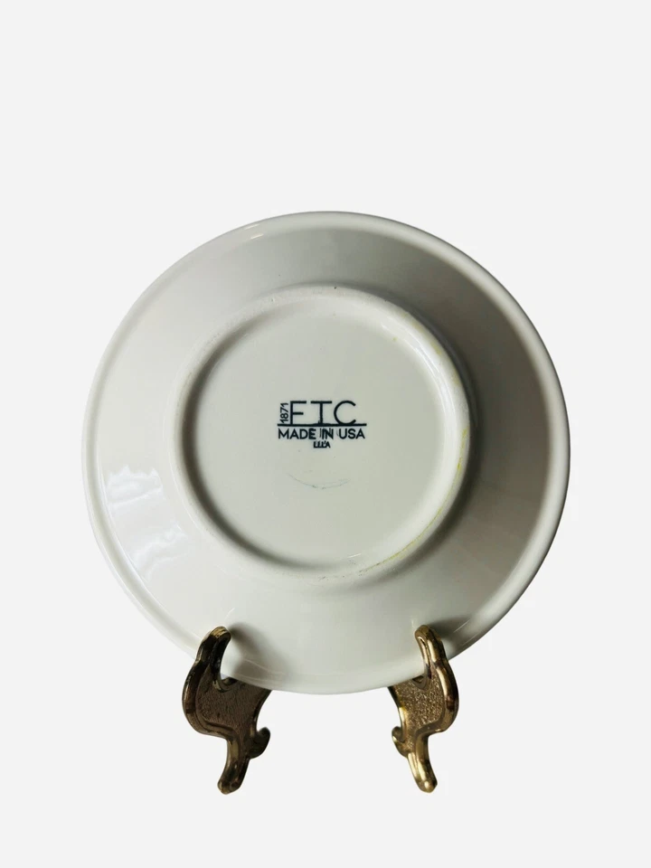 "Juego de 4 platos de ensalada a cuadros The Fiesta Tableware Company 7 1/4""" Foto 3 de 4