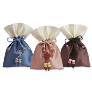 Three silk hanbok  pockets Matching Korean traditional 