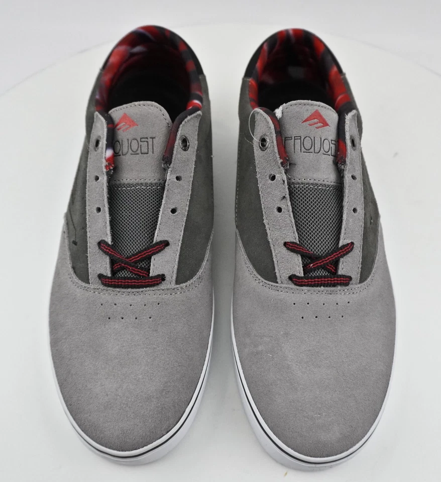 Emerica The Provost Zapatos de Skate para Hombres EE. UU. 11.5 Gris Rojo Nuevo de Lote Antiguo Foto 4 de 4