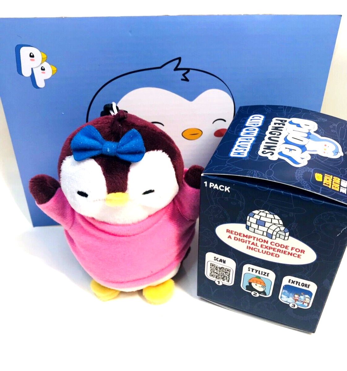 Pudgy Penguinsぬいぐるみ Amazon.co.jp: Pudgy Penguins パジーペンギン クリップ付き