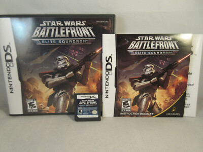 Star Wars Battlefront: Elite Squadron (Nintendo DS, 2009) Complete Authentic CIB
