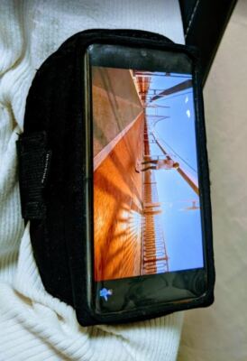 iGadgitz | iPhone, Samsung Galaxy, Handy-Armtasche 14 cm x 7 cm | Sportarmband 