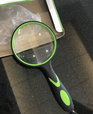 Large Magnifying Glass 10X Handheld Reading Magnifier for Seniors  Kids 100MM