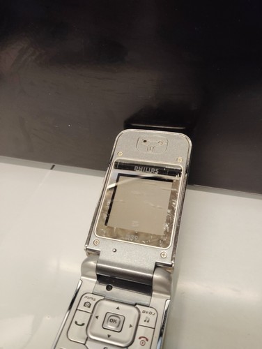 Philips 639 Mirror FX Rare OLD Collectors Téléphone Portable GSM Vintage Rétro - Imagen 7 de 11