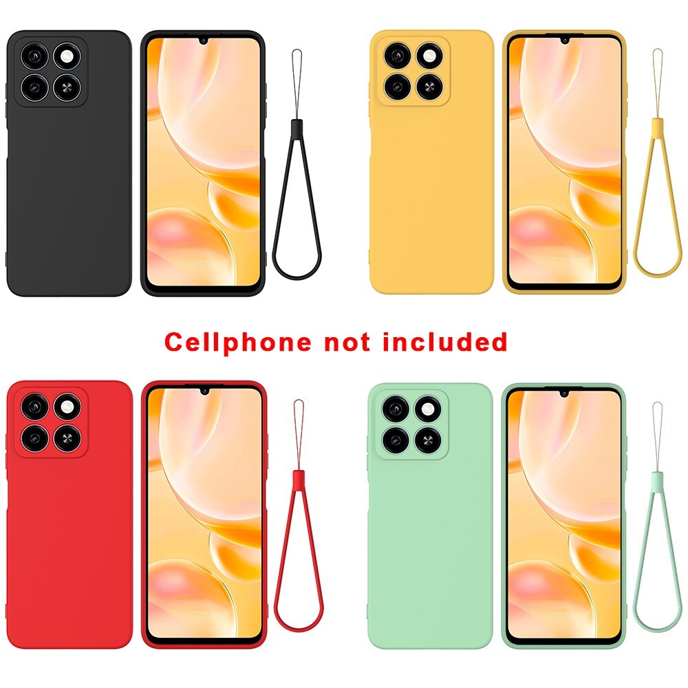 Hot New Durable Shock Absorbing Natural Tactility Silicone Case f ZTE Blade  A35