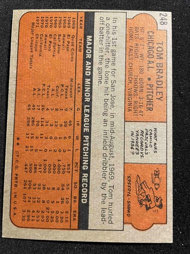 1972 Topps Baseball EX++ 1-250 - 第 363/384 張圖片
