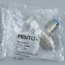 Festo HGL-3/8-QS-8 530043 Check Valve New One Free Shipping HGL3/8QS8