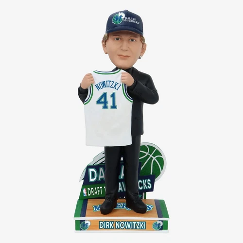 Dirk Nowitzki Dallas Mavericks 1998 Draft Pick Bobblehead NBA Basketball