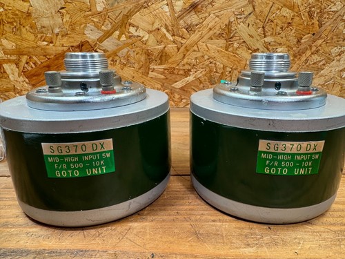 Coppia driver GOTO SG-370DX 16ohm abbinati - testati REW, revisionati GOTO Giappone #1Q - Foto 14 di 22