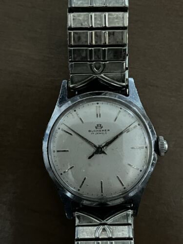 Vintage Butcherer 17 Jewels Manual Watch - Running